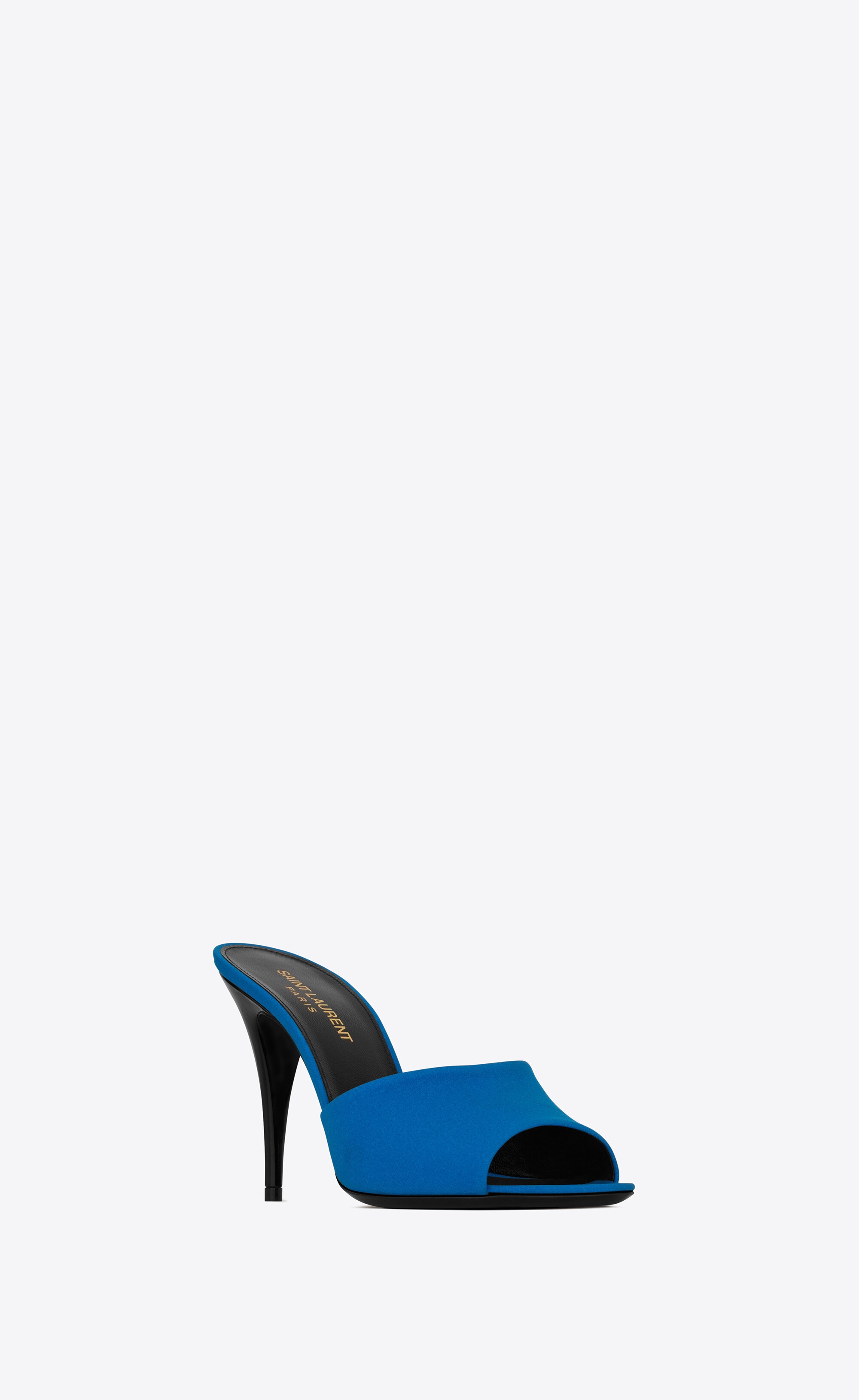 la 16 mules in crepe de chine - 6