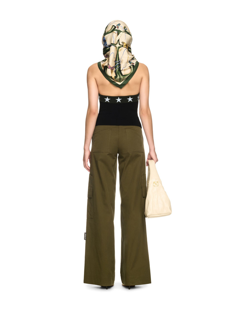 Green Toybox Cotton Cargo Pants 4