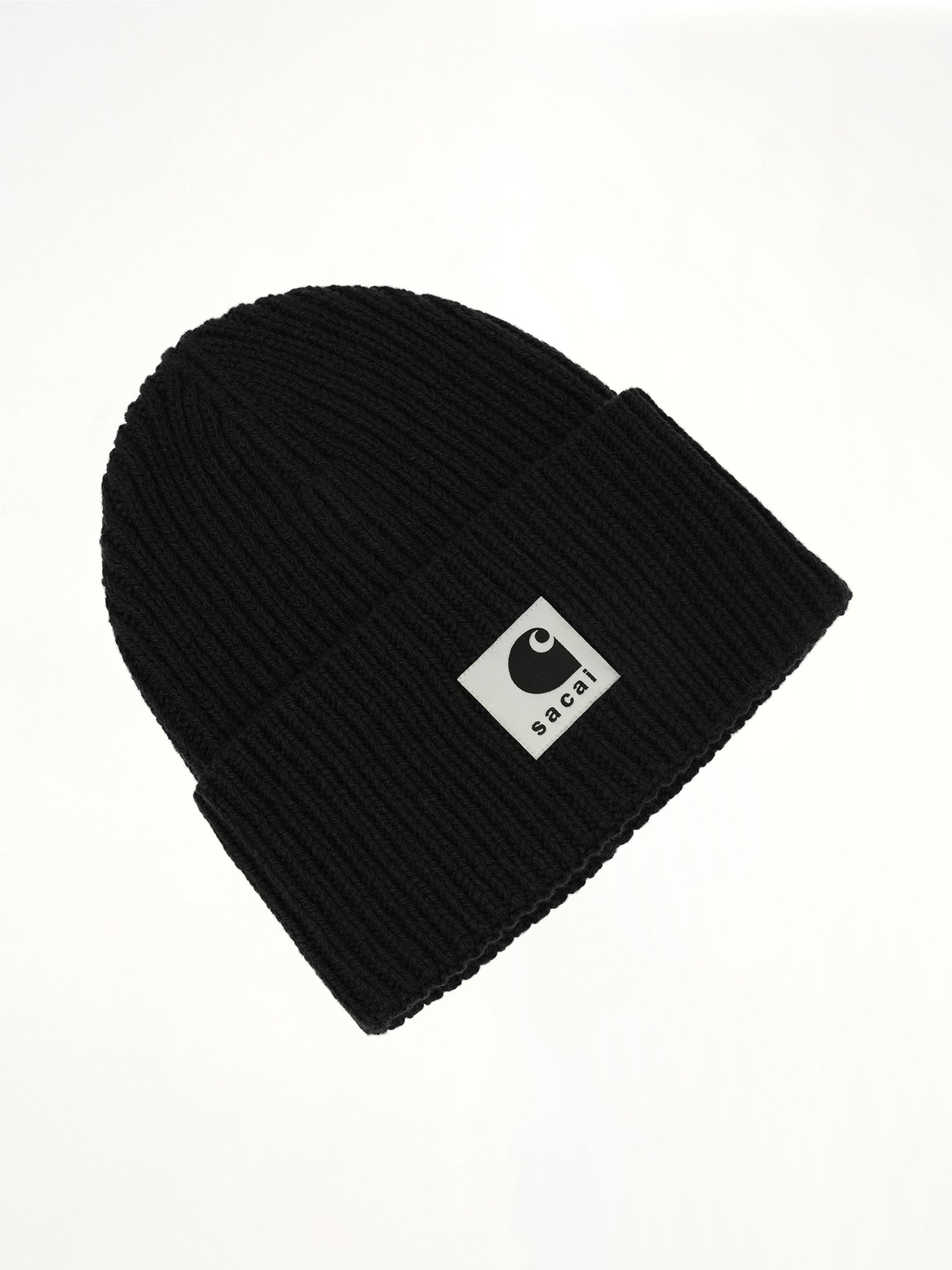 Carhartt WIP Wool Knit Beanie in Black - 3