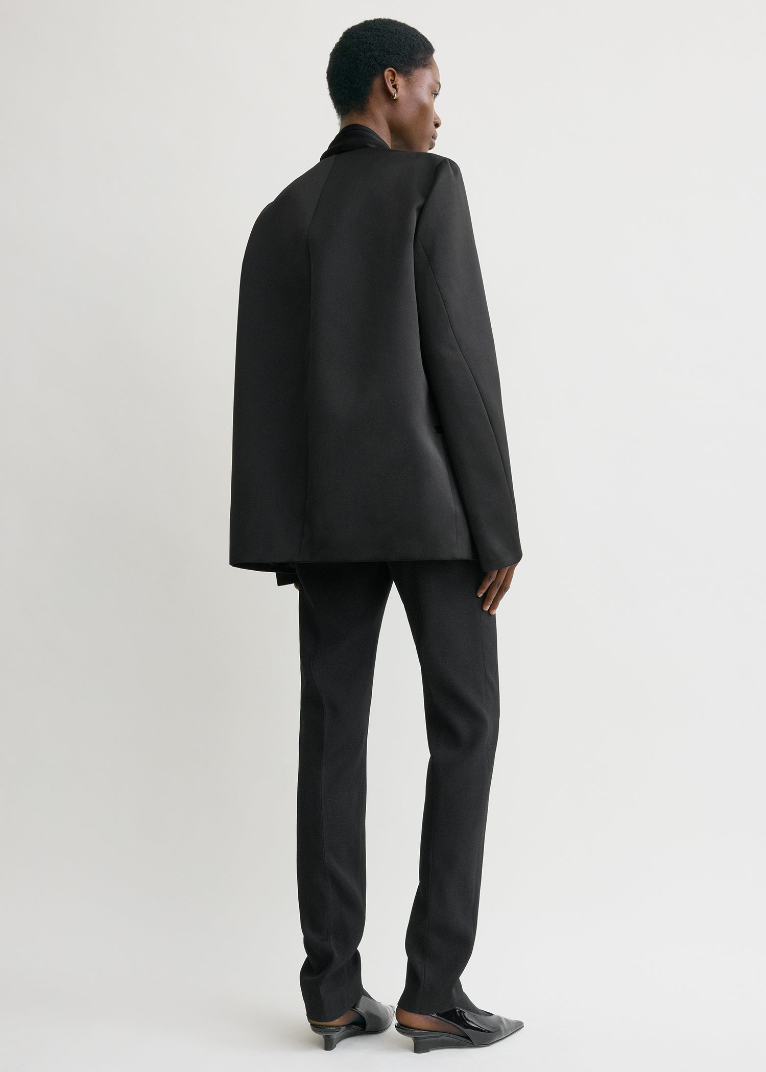 Satin dinner jacket black - 4