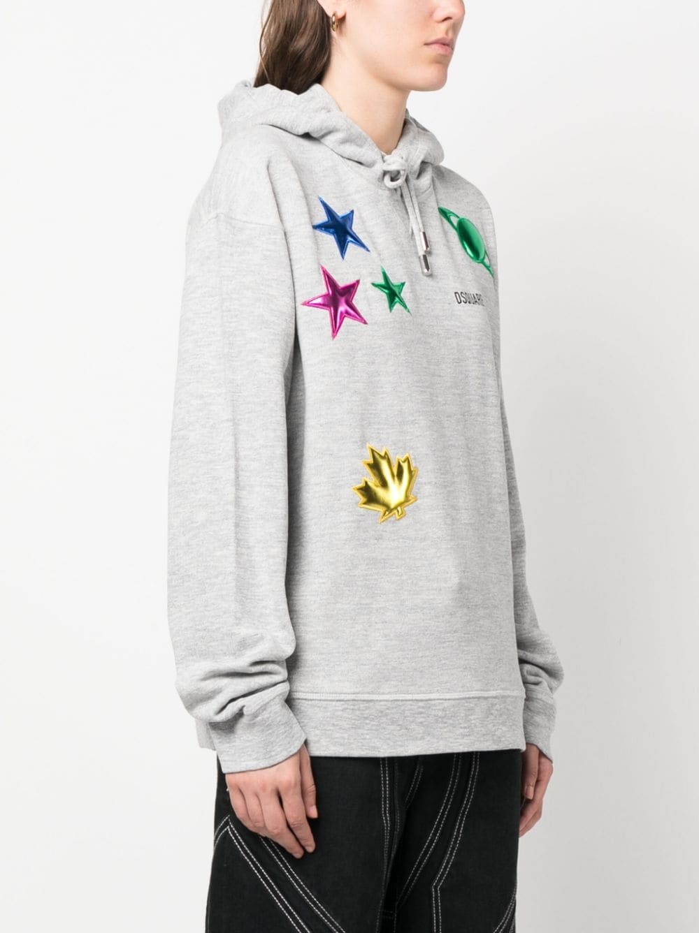 Cool patch-detail hoodie - 3