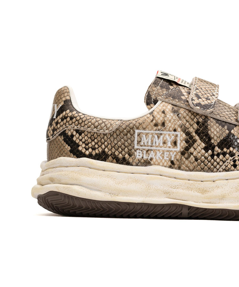 "BLAKEY" OG Sole Python Printed Leather Low-top Sneaker 17