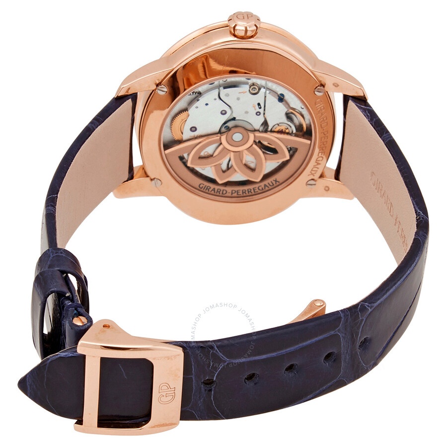 Girard Perregaux Cat's Eye Plum Blossom Automatic Diamond Blue Dial Ladies Watch 80484D52A401-CK4E - 3