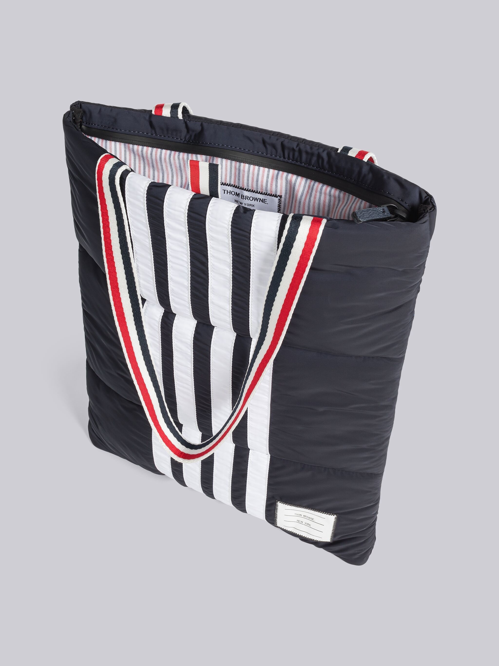 POLY TWILL 4-BAR PUFFER TOTE - 5