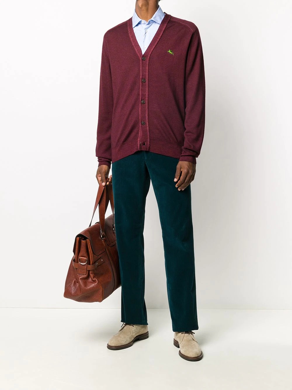 slim corduroy chinos - 2