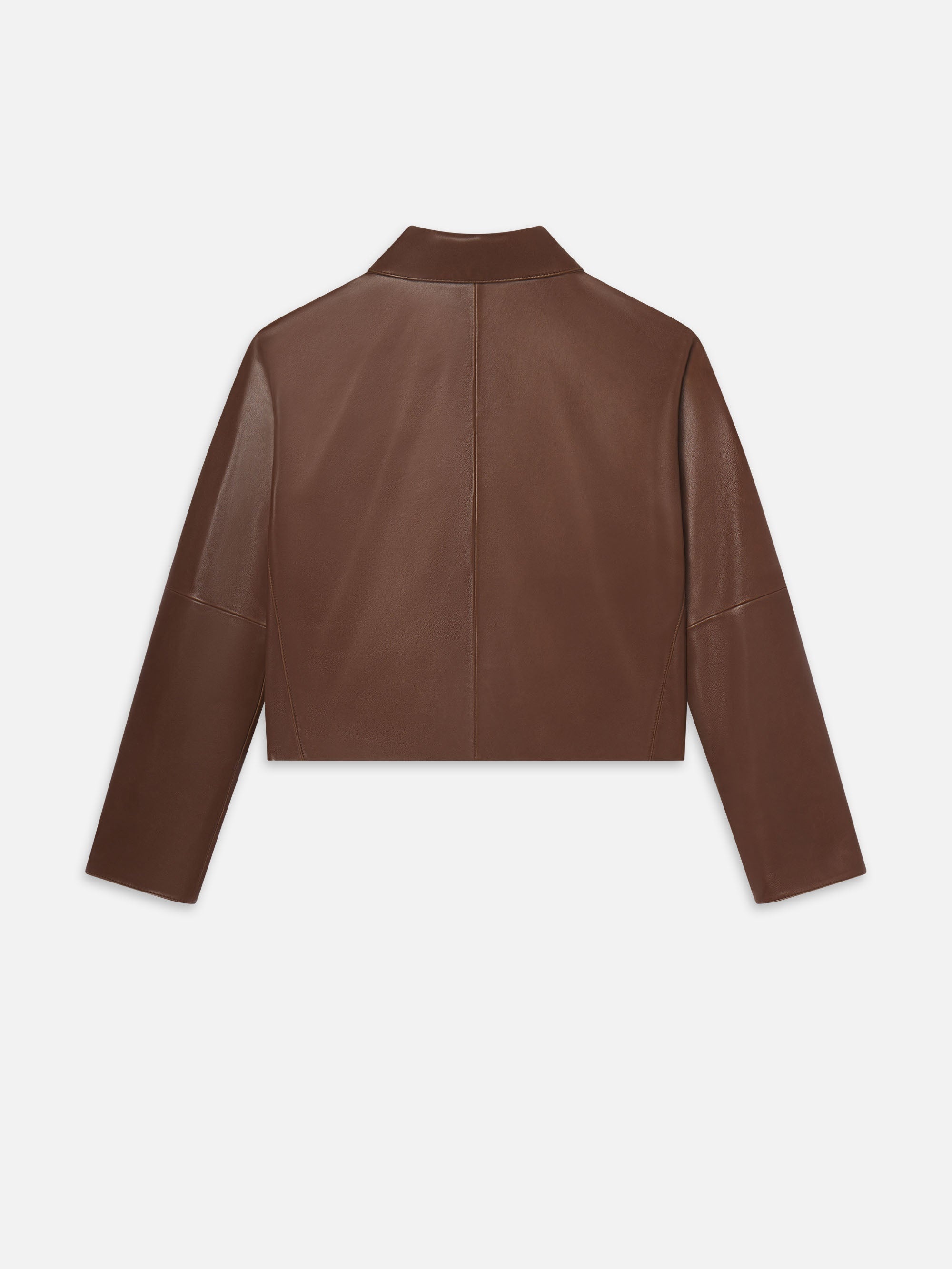 The Leather Timeless Jacket in Cedar - 4