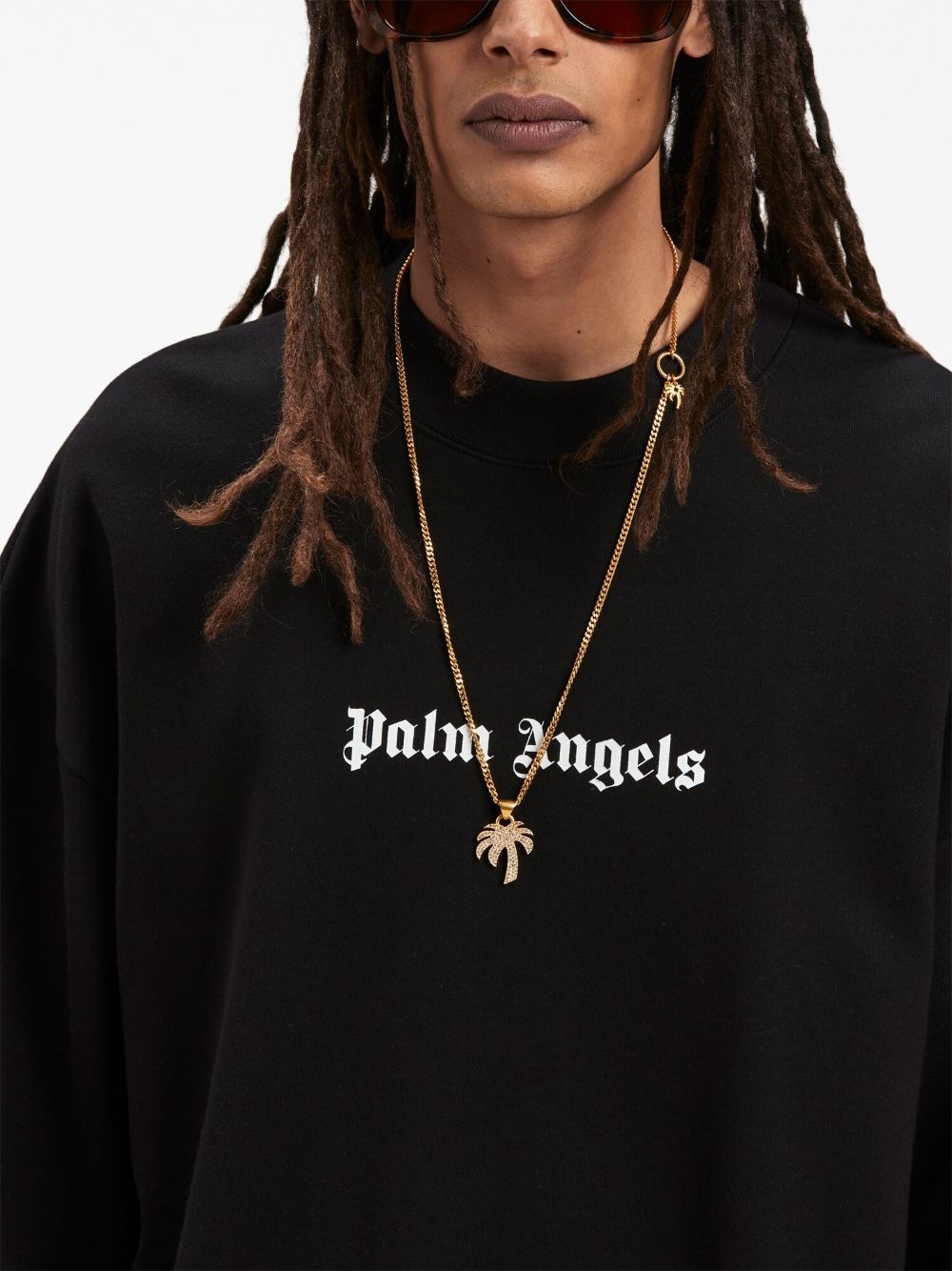 logo-print crew-neck sweatshirt - 6