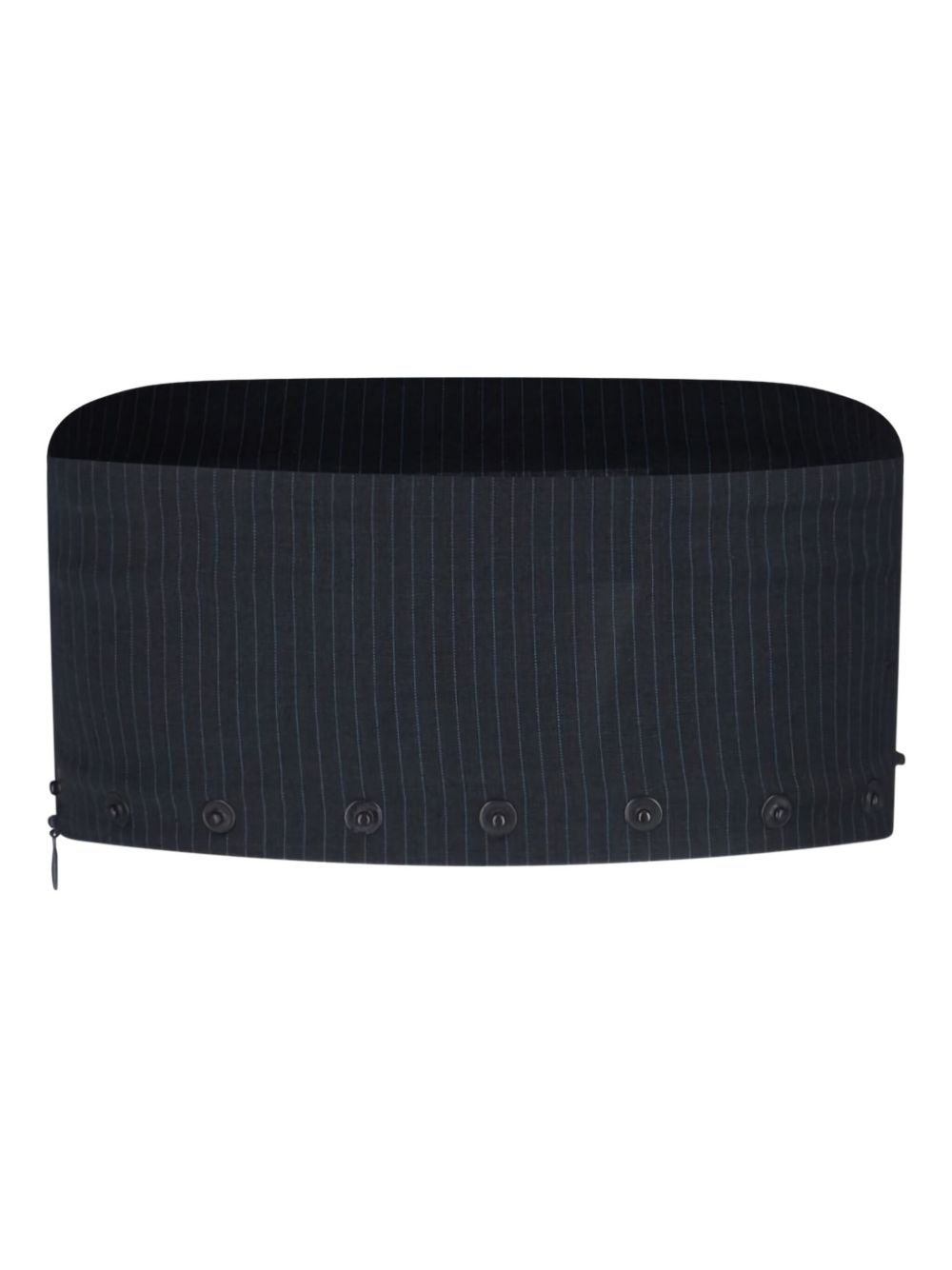 pinstriped bandeau top - 2