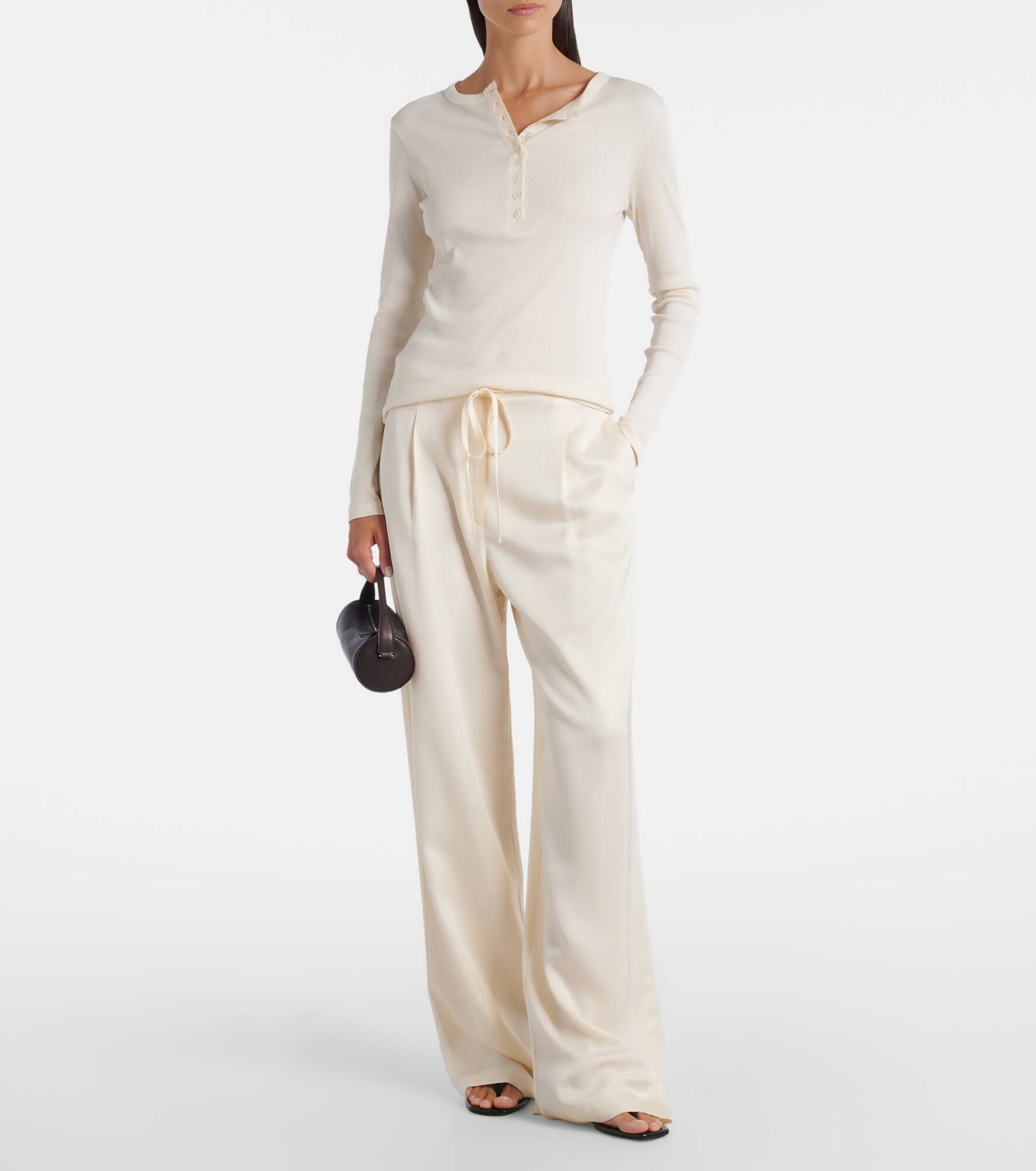 High-rise wide-leg pants - 2