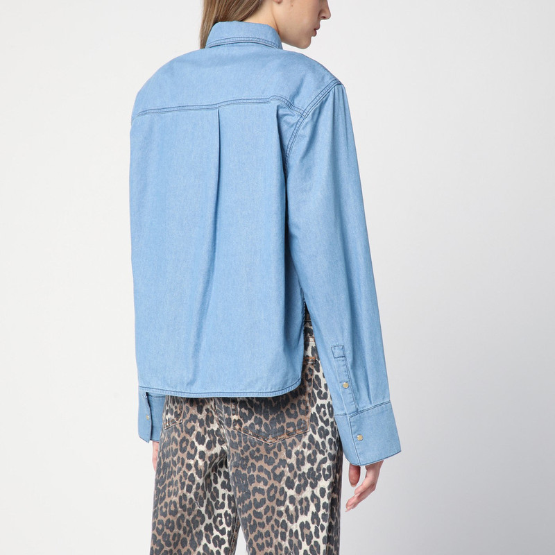 Blue denim shirt 3