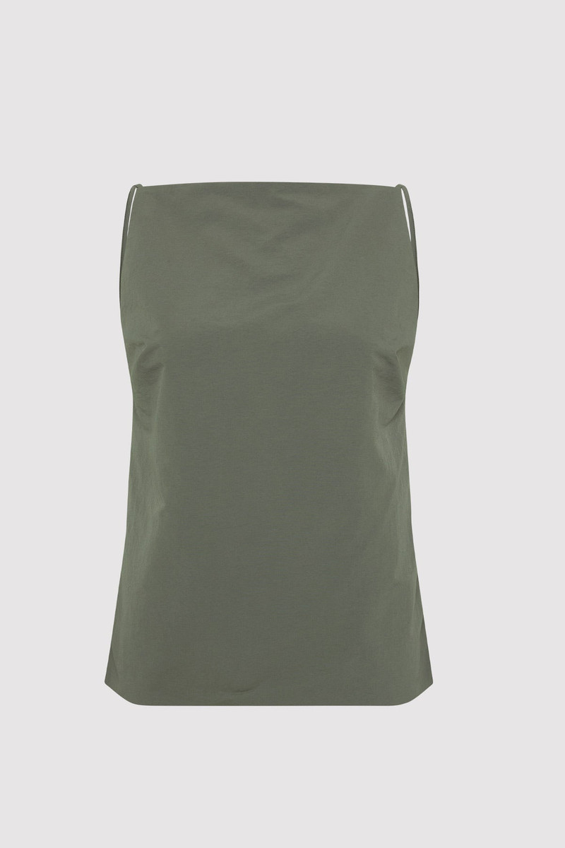 Square Neck Top - Thyme 5