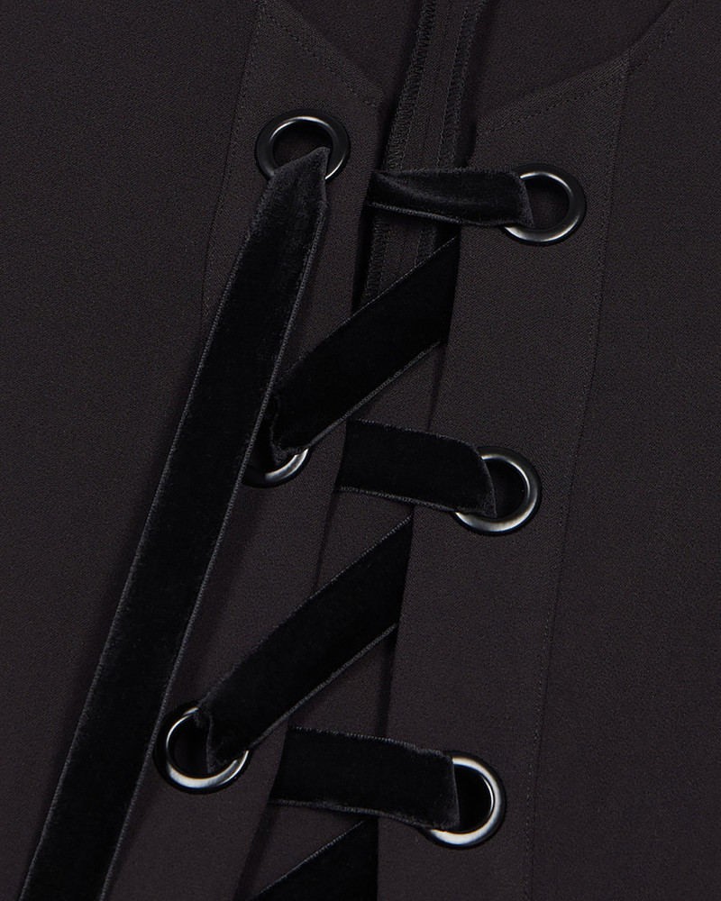 BLACK TOP WITH LACING 7