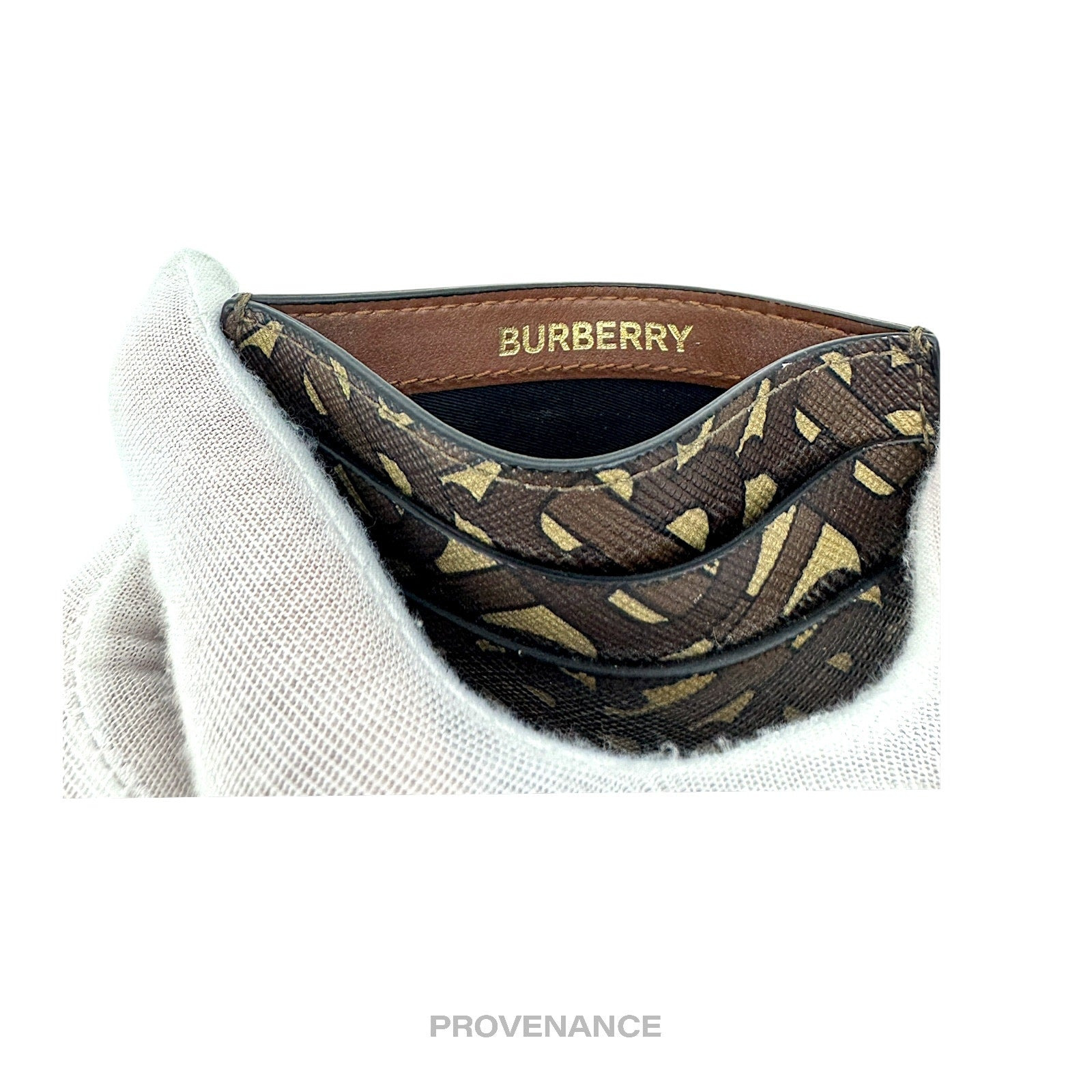 Burberry Card Holder Wallet - TB Monogram - 5