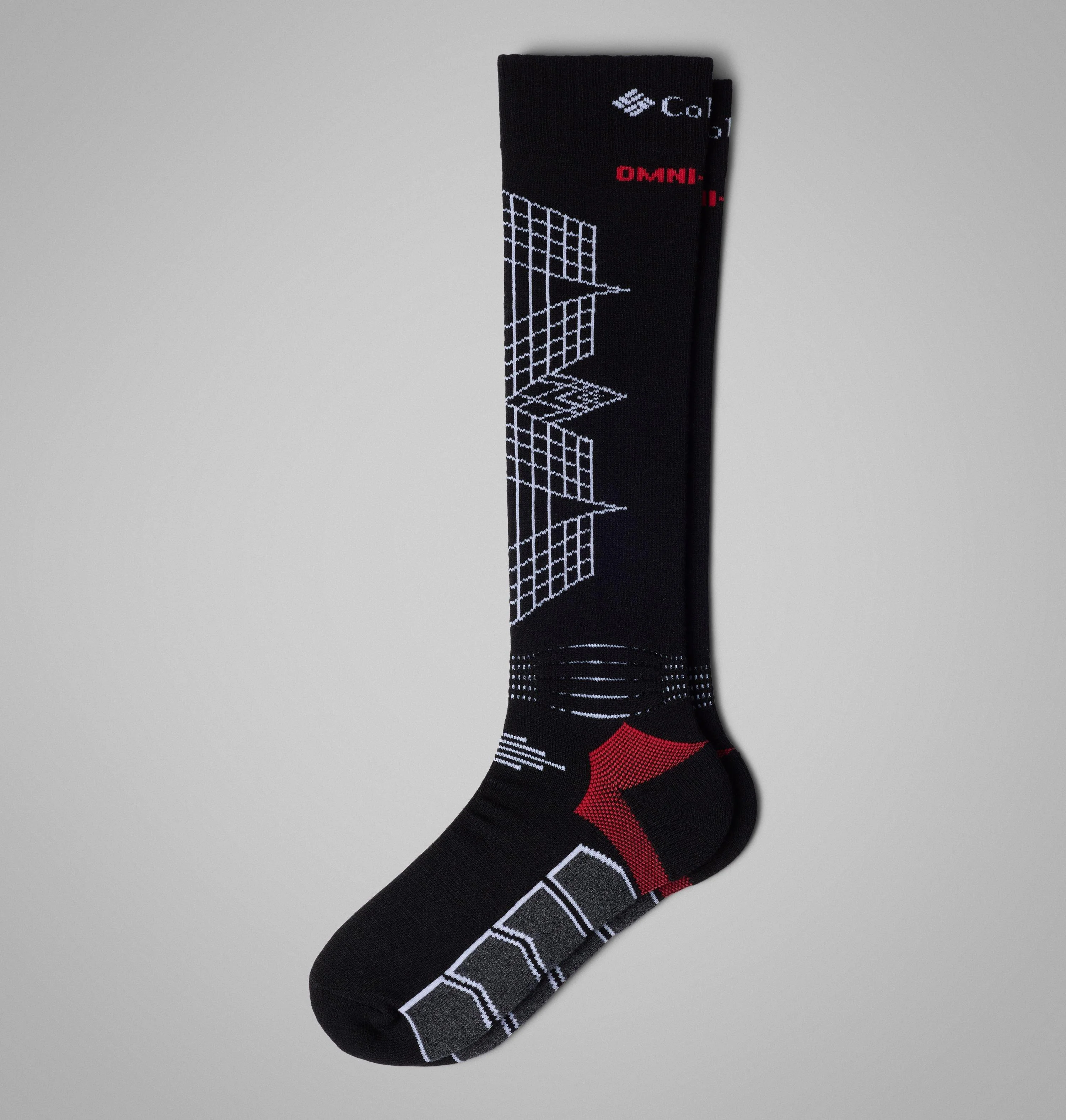 Omni-Heat Ski Over-the-Calf Optical Grid Medium Weight Socks - 1