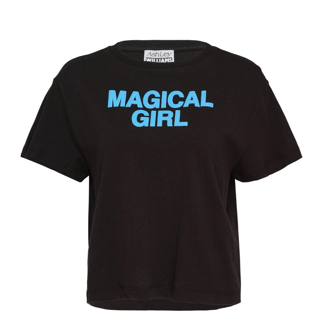 Magical Girl Black Cropped T-Shirt - 1