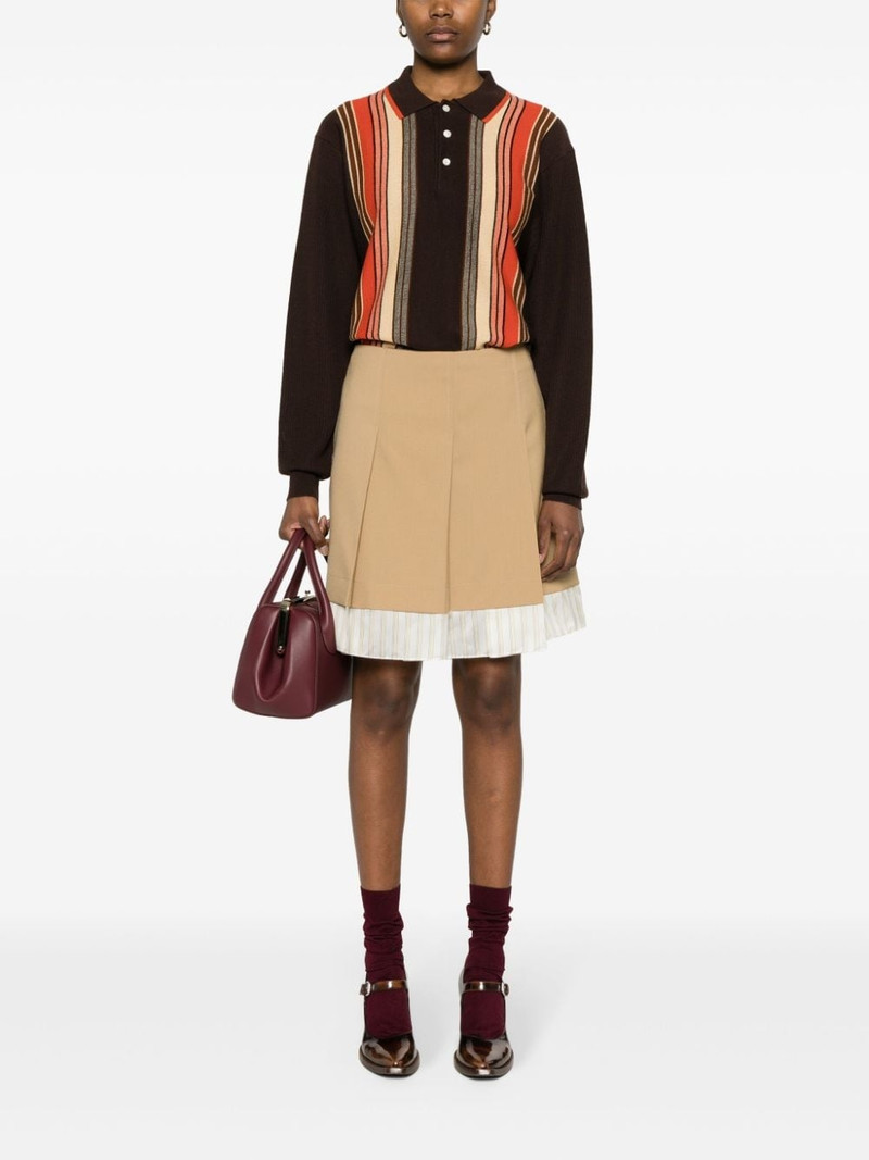 Marni pleated mini skirt outlook