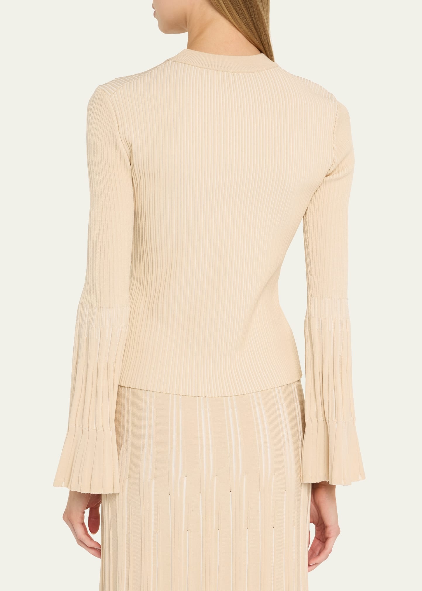 Aris Long-Sleeve Ribbed Top - 3