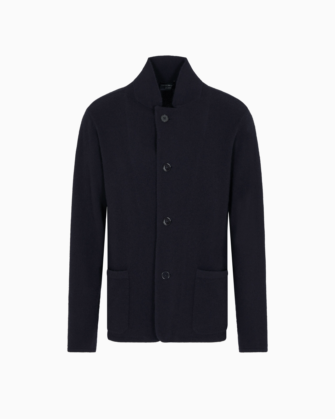 ICON PLAIN-KNIT PURE CASHMERE JACKET - 1