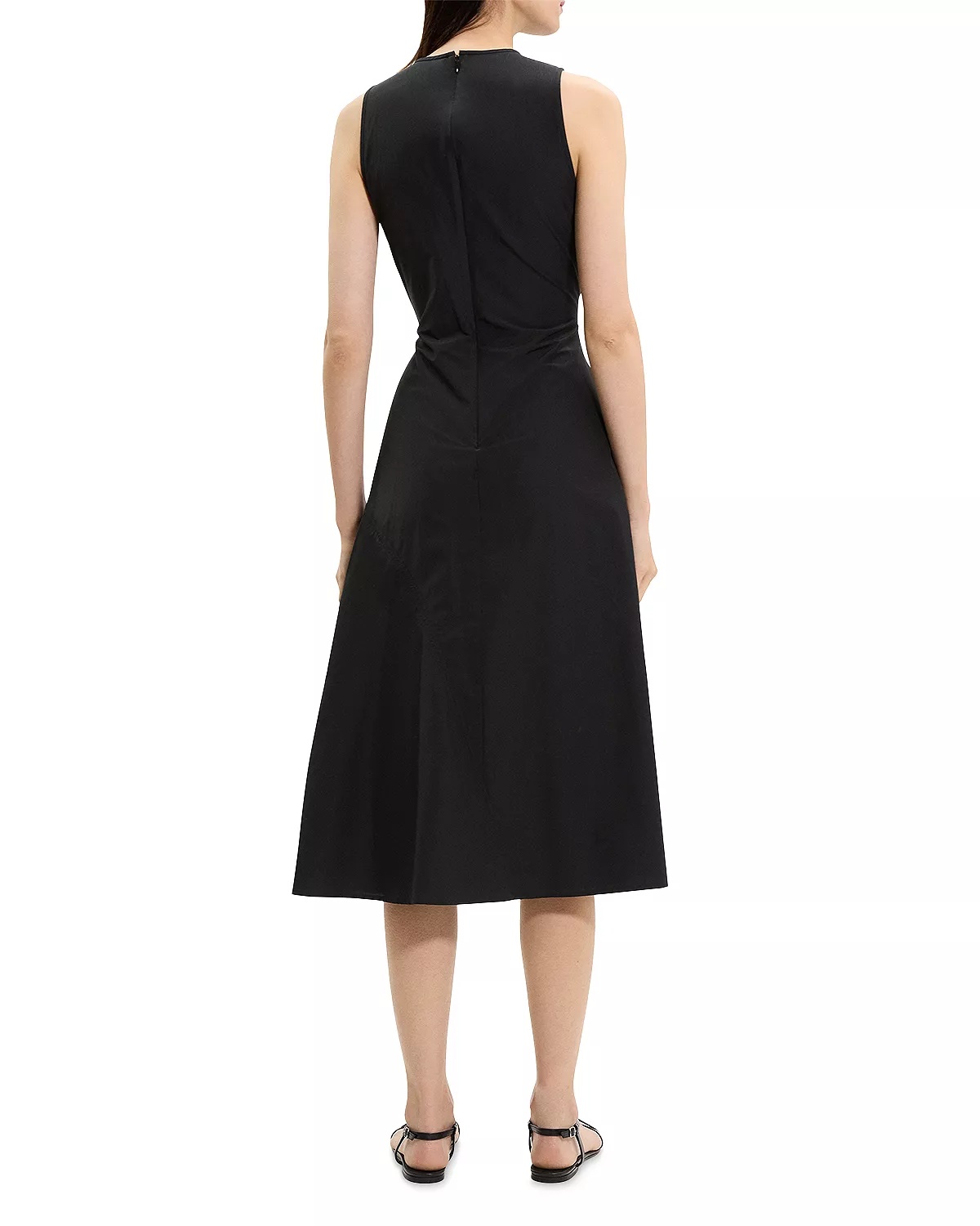 Ruched Sleeveless Dress - 4