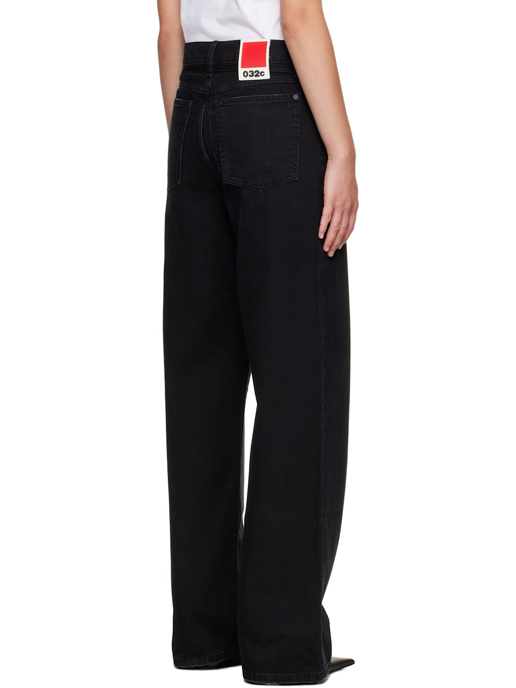 Black Down To Earth Wide Leg Jeans - 3