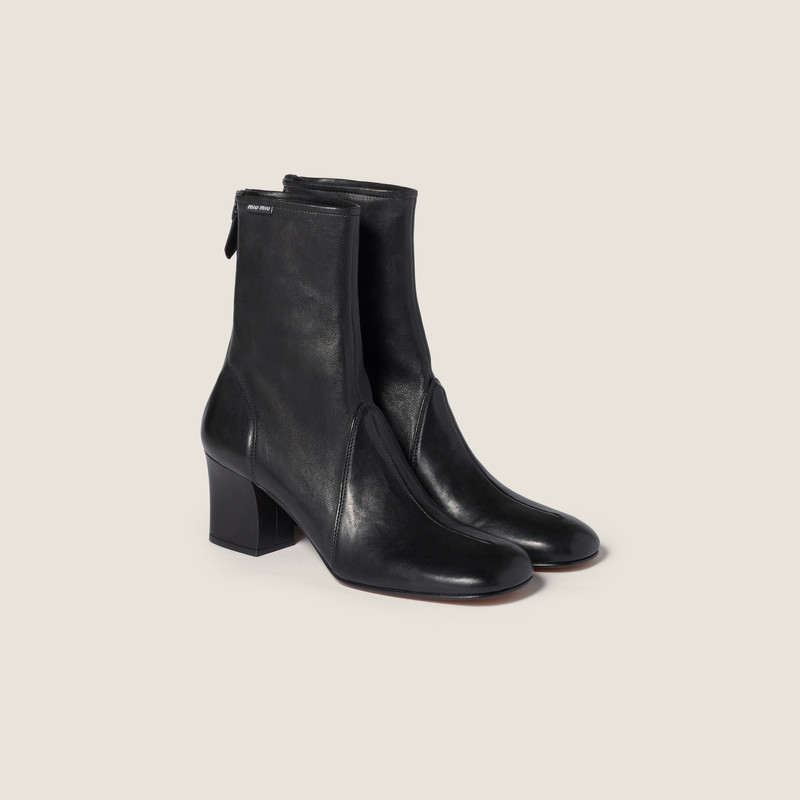 Nappa leather booties 1