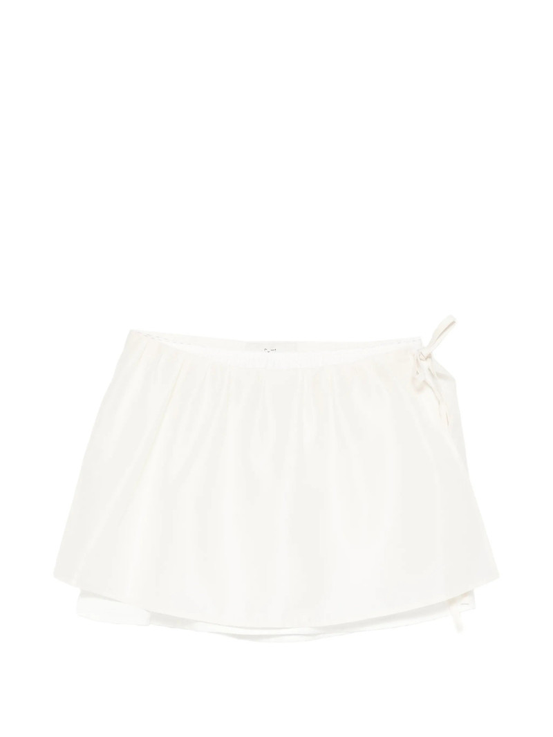 Dunst Drawstring Layered Mini Skirt 1