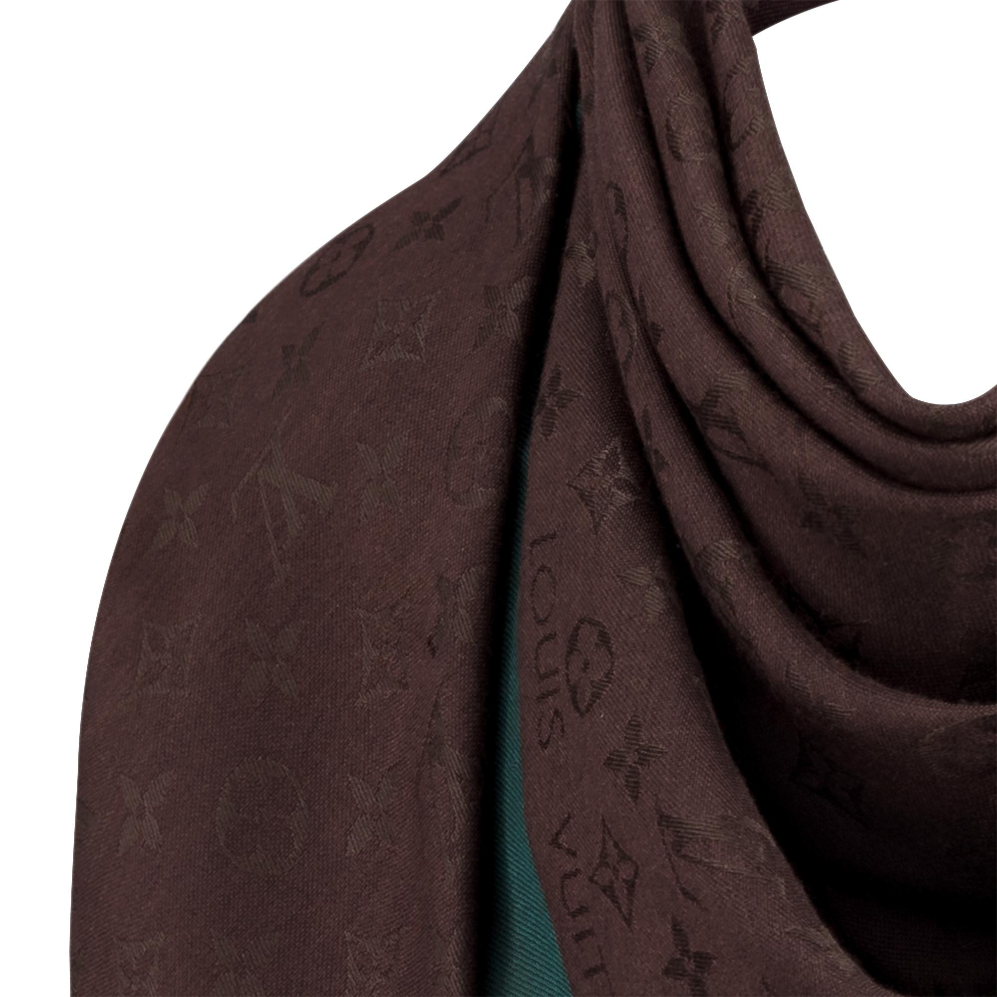 On The Edge Monogram Shawl - 2