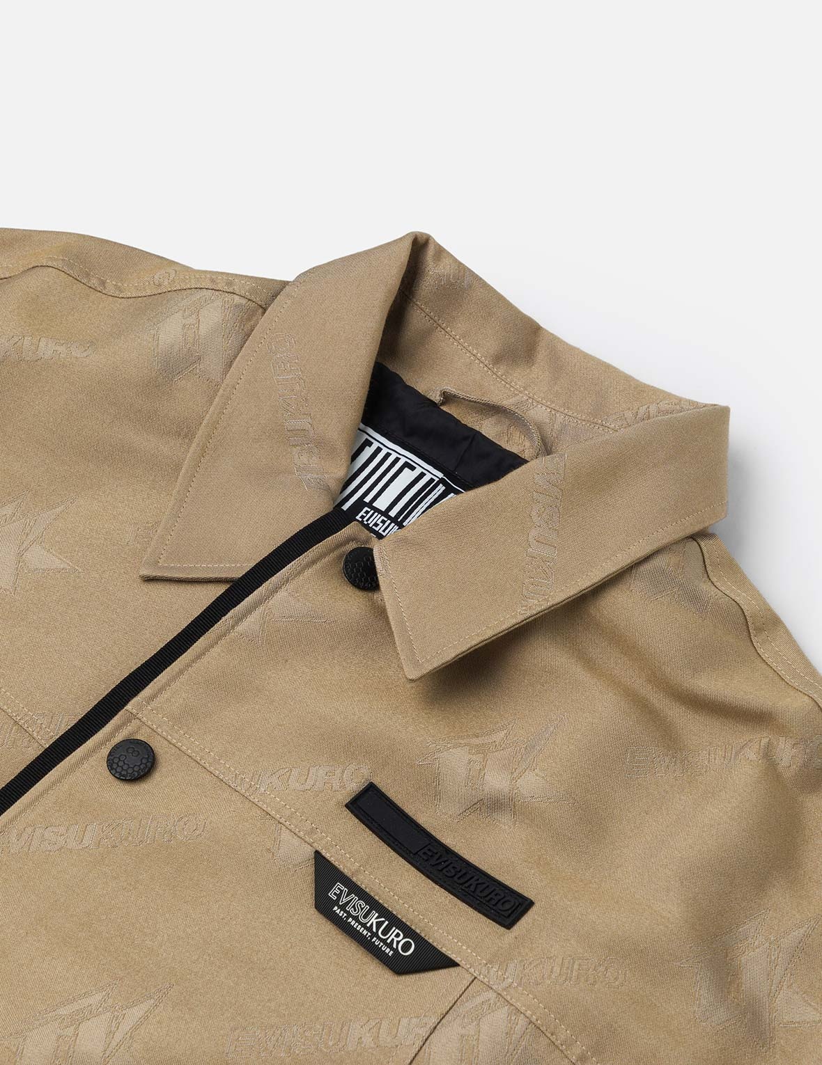 Monogram Logo Jacquard Oversized Coach Jacket - 12