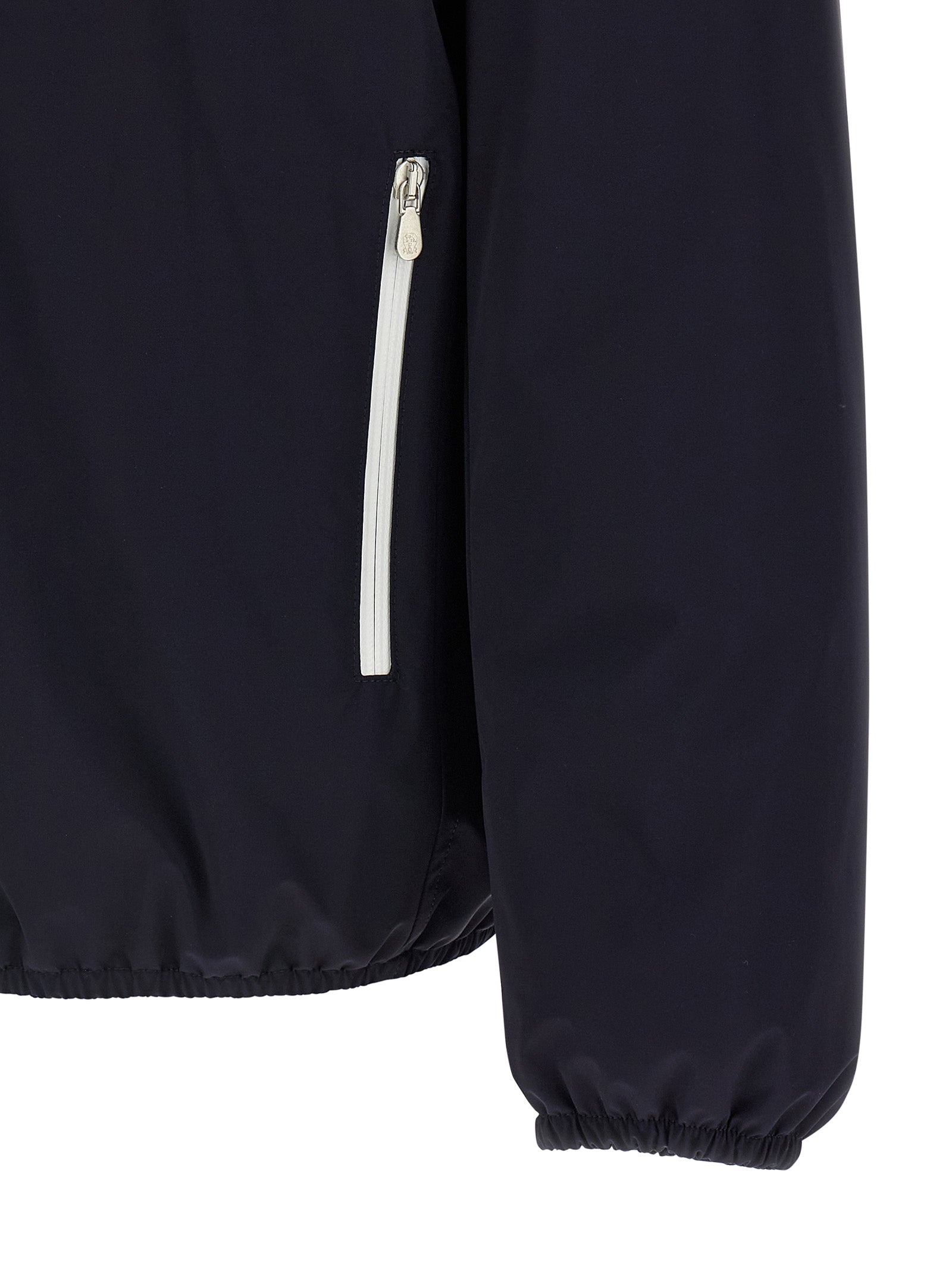 Windproof Jacket Puffer Jackets Blue - 4