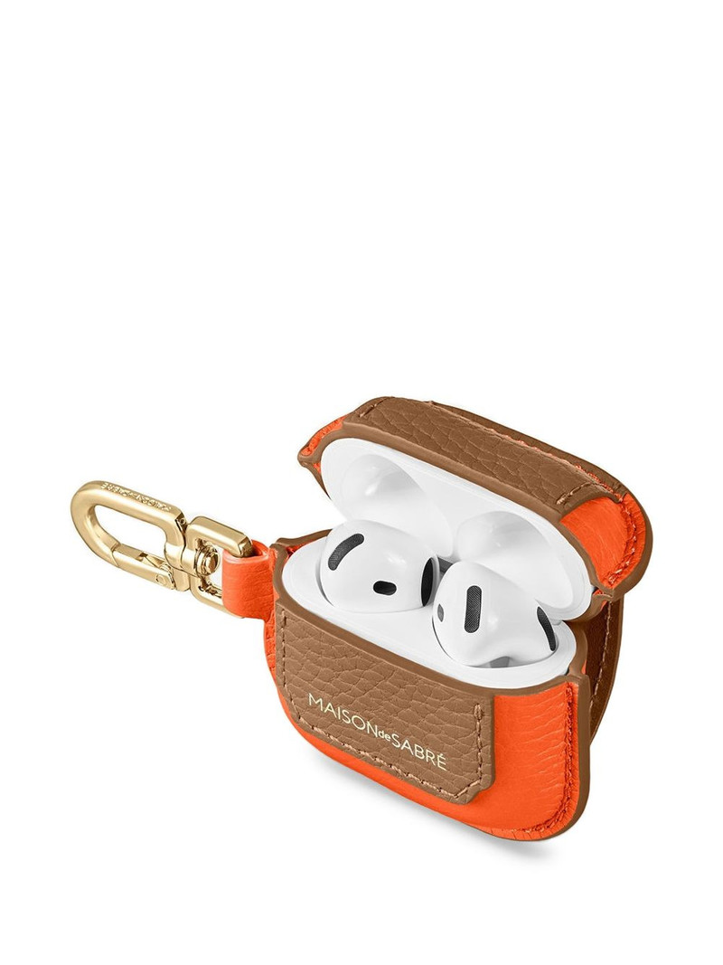 leather AirPods Pro 3 keyring case 3