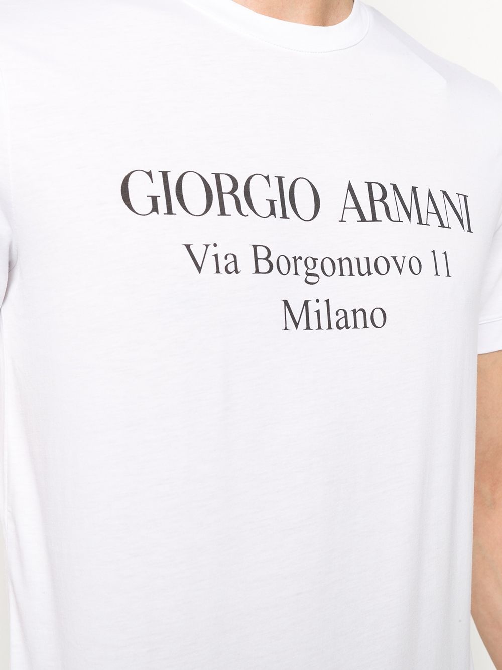 logo print T-shirt - 5