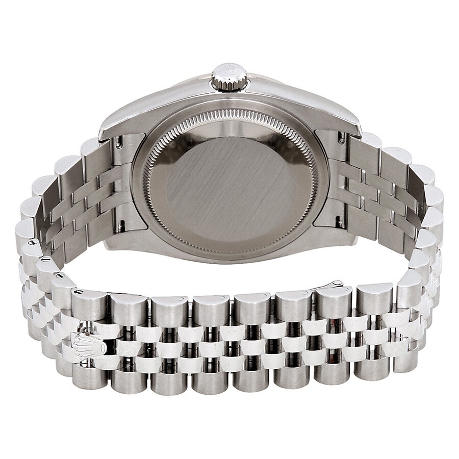 Rolex Oyster Perpetual Datejust 36 Black Dial Stainless Steel Jubilee Bracelet Automatic Ladies Watc - 3