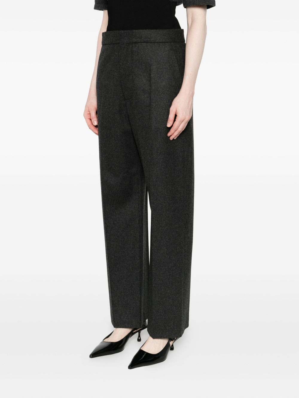 knit-waistband trousers - 3