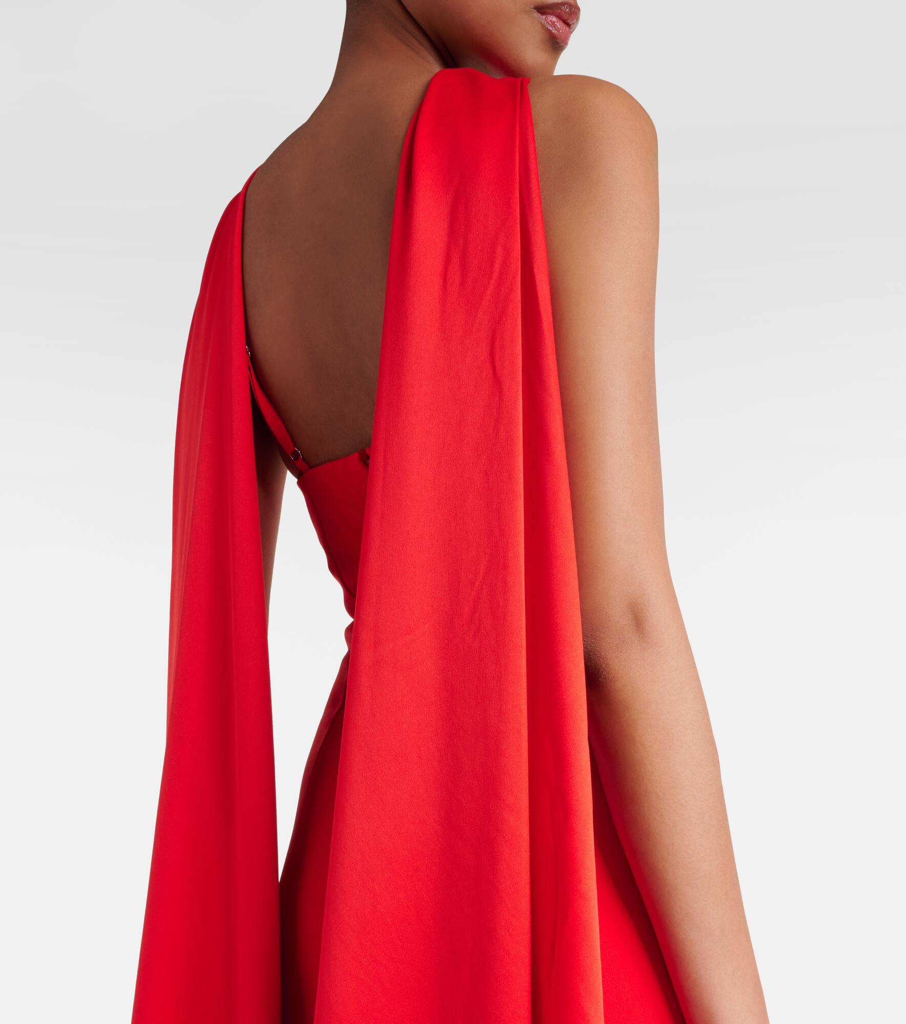 Cece crêpe and satin maxi dress - 5
