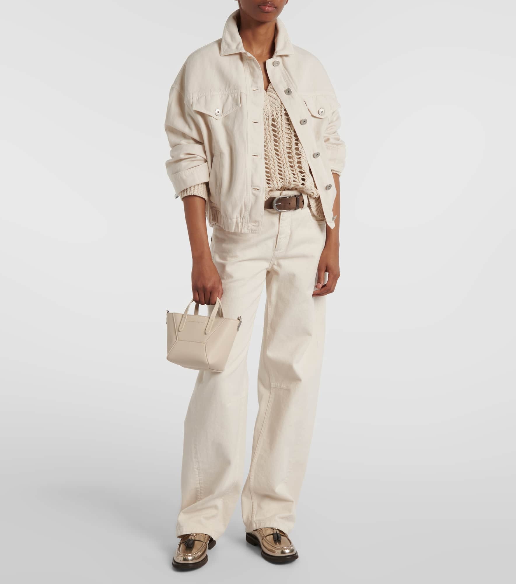 BC Duo Small leather tote bag - 5