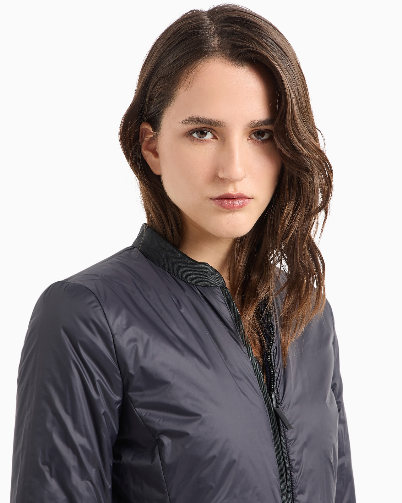 Nylon reversible guru-collared jacket - 6