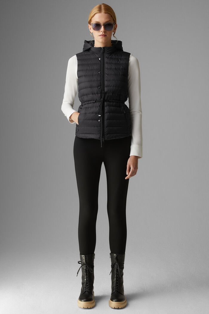 Cleo Lightweight down waistcoat in Black - 4