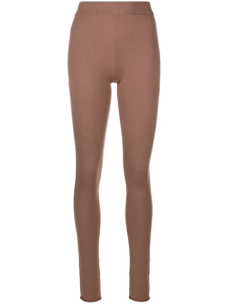 slim-cut rolled-cuff leggings 1