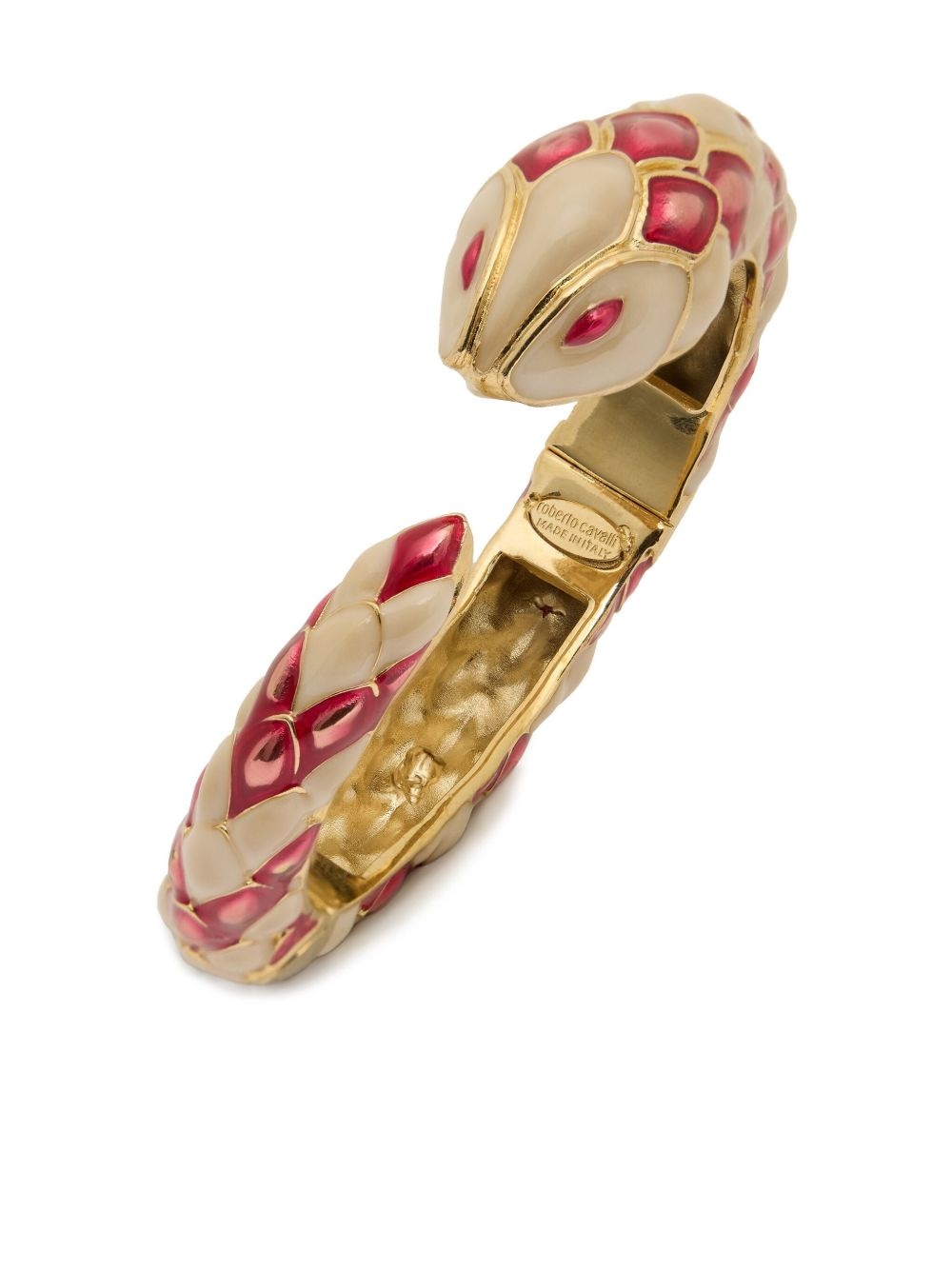 snake-design cuff bracelet - 4