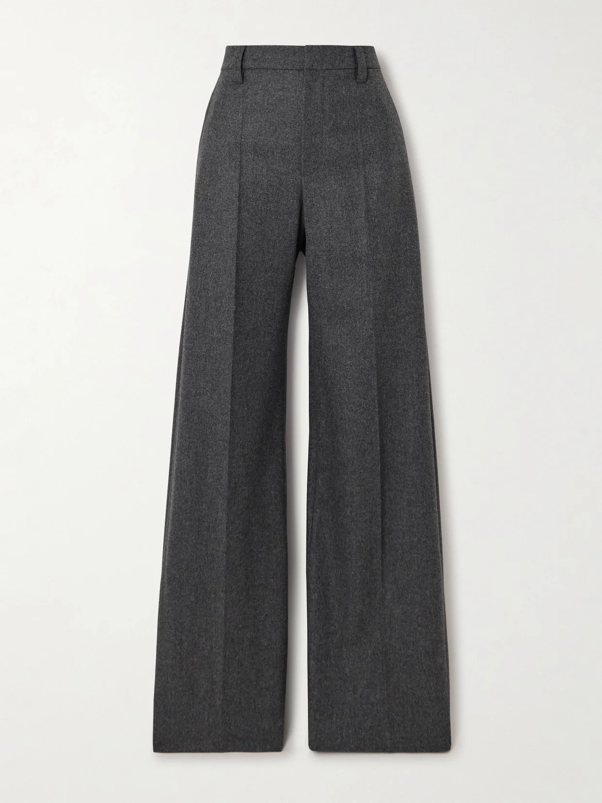 Wool And Cashmere-blend Wide-leg Pants - 1