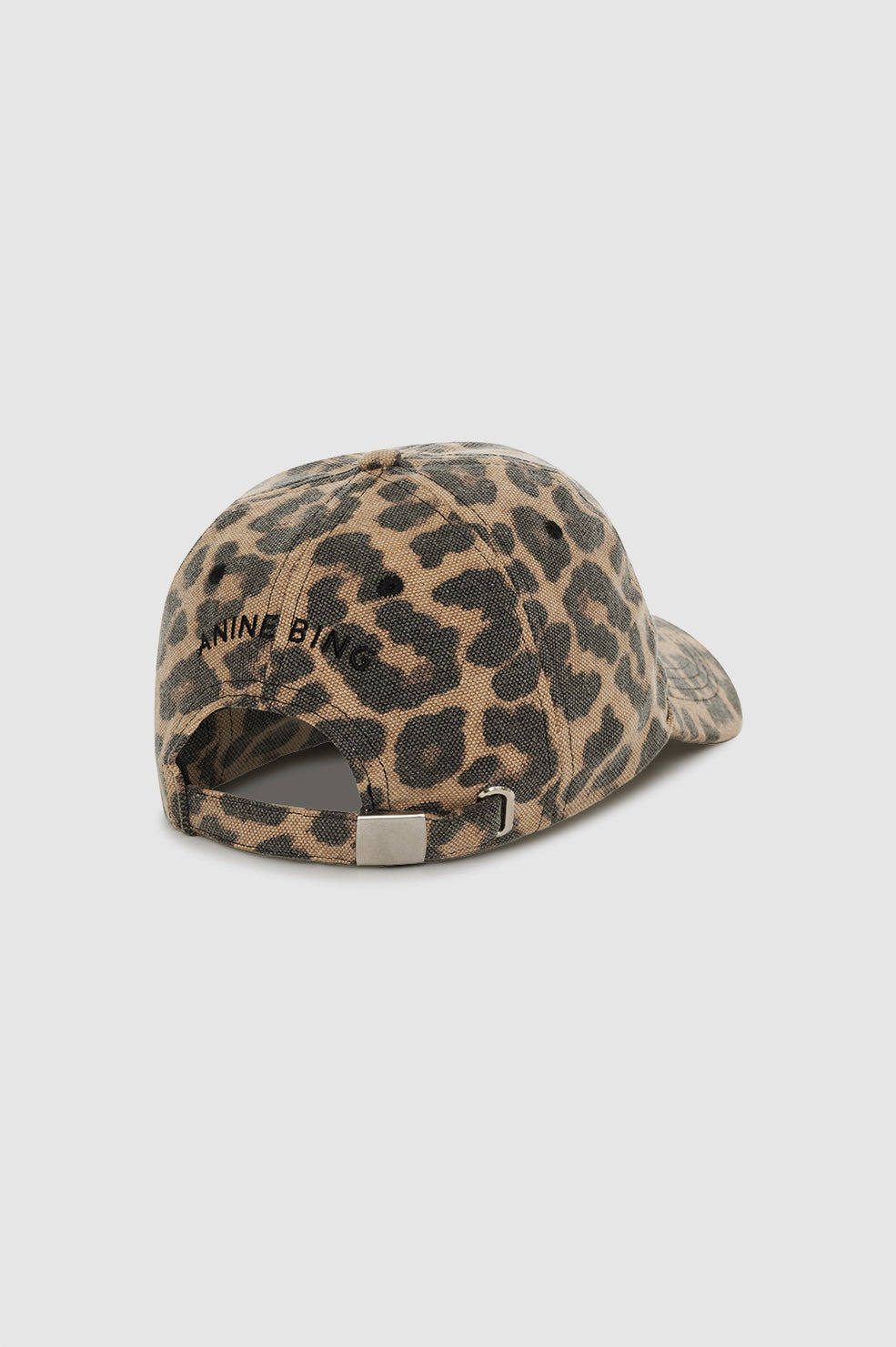 Jeremy Baseball Cap - Black And Brown Leopard - 4