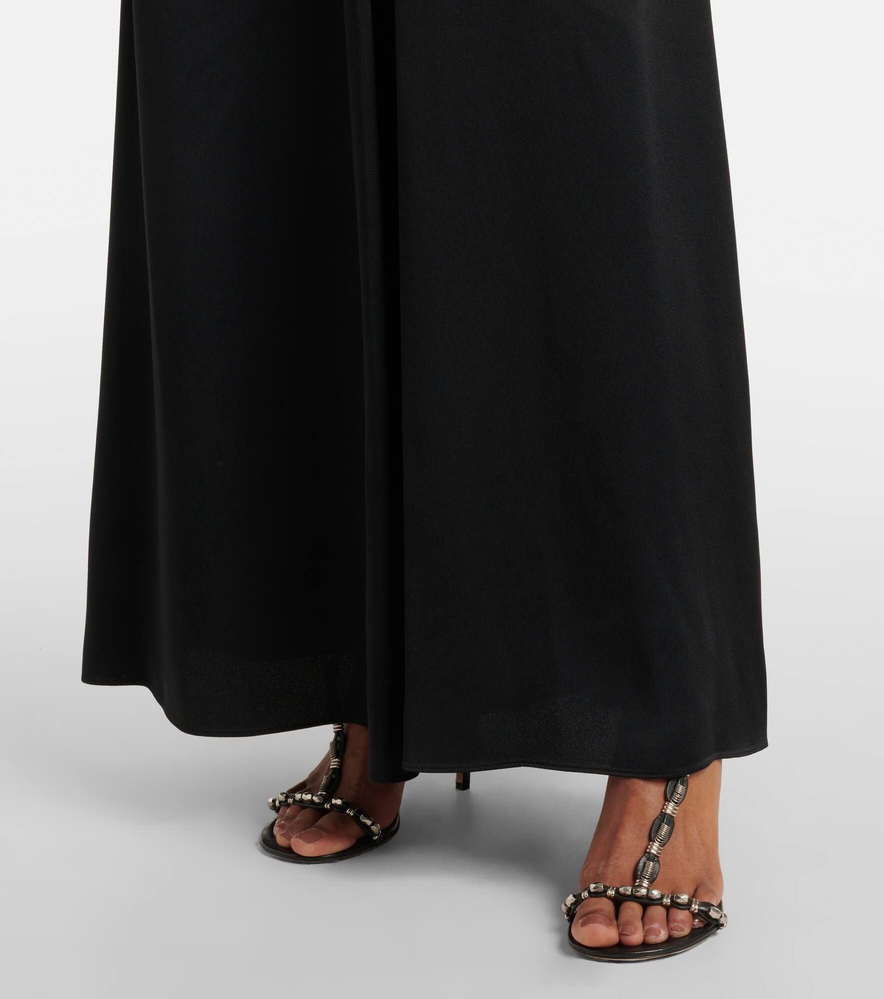 Kayana satin maxi skirt - 5