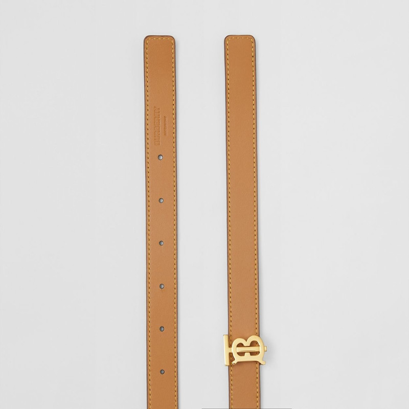 Reversible Monogram Motif Leather Belt 9