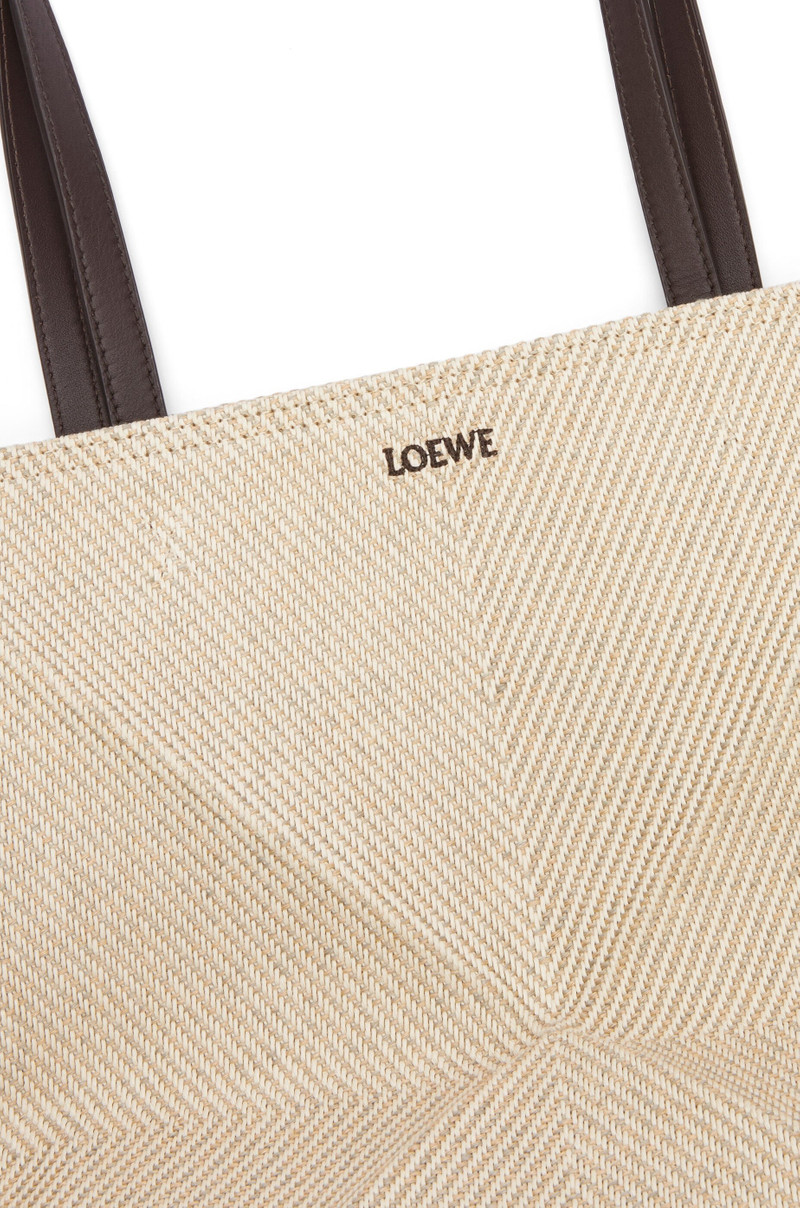 Puzzle Fold tote in cotton jacquard 8