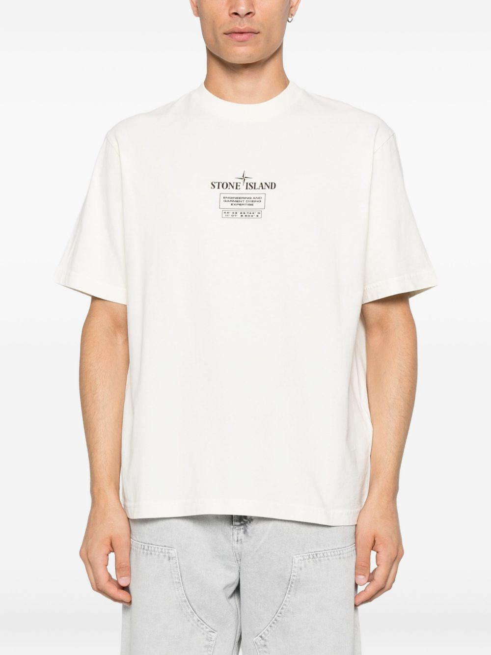 logo-print cotton T-shirt - 3
