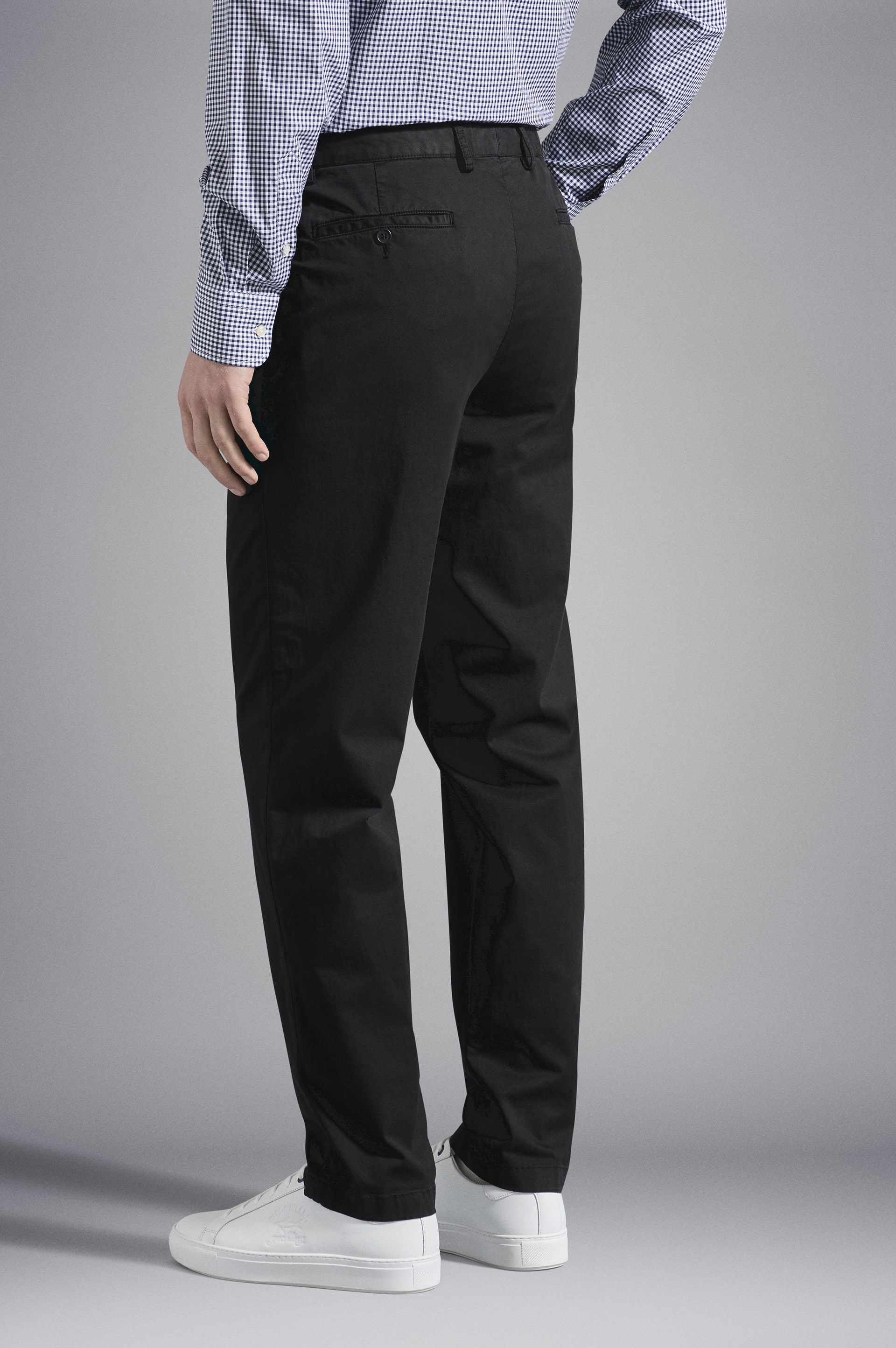 STRETCH COTTON TROUSERS - 3