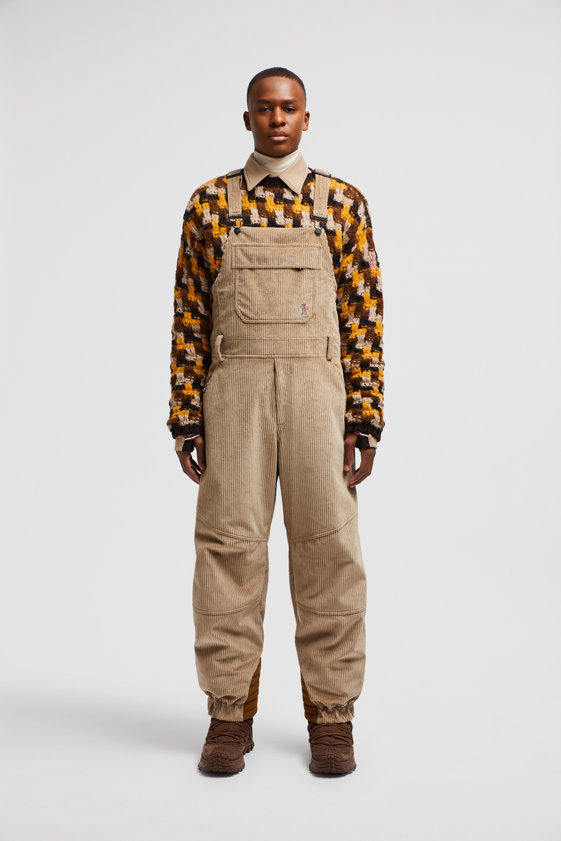 Padded Technical Corduroy Ski Bib - 3