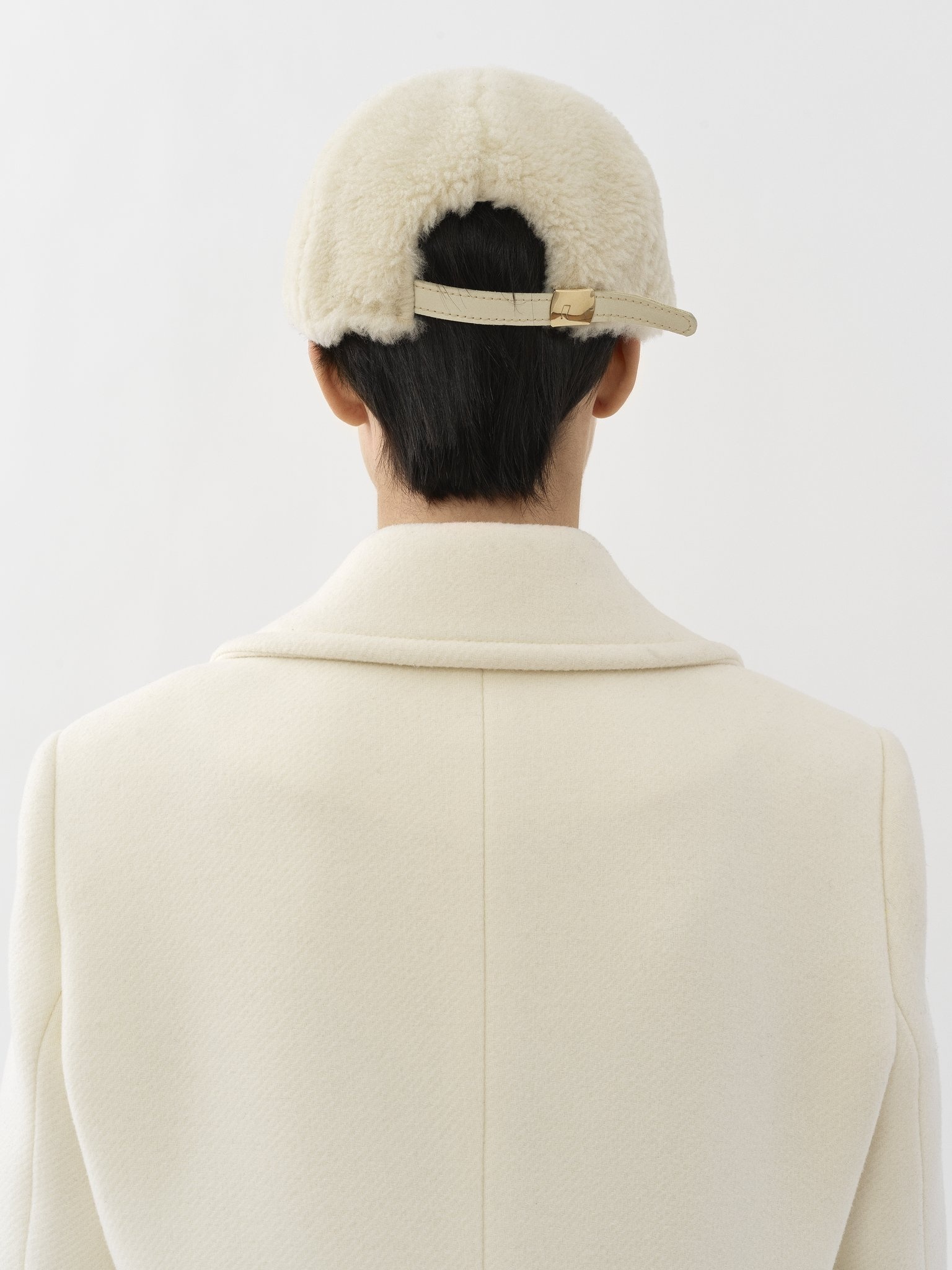 SHEARLING CAP - 6