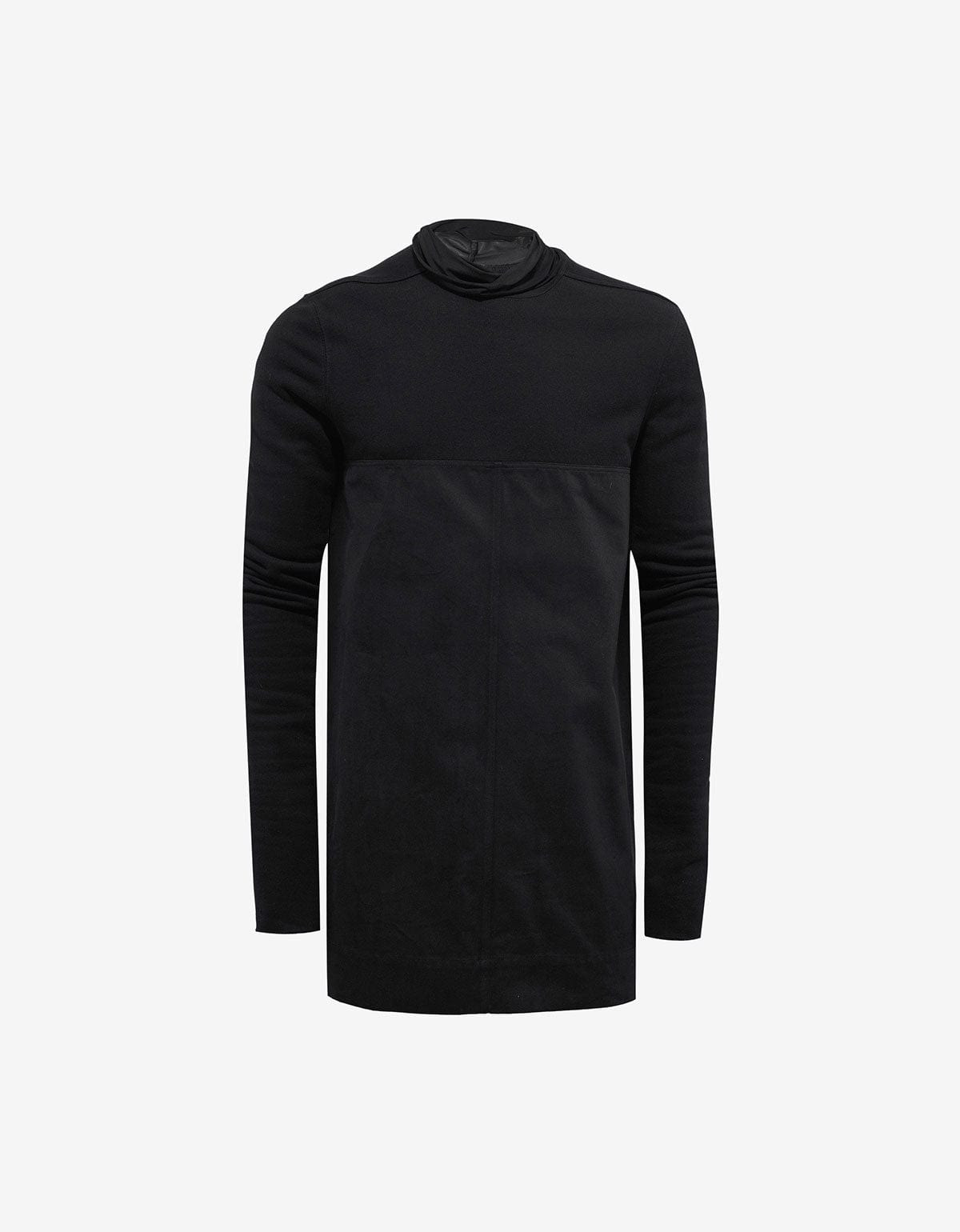 Rick Owens Black Emotionless Panelled Sweatshirt - AW16 - 1