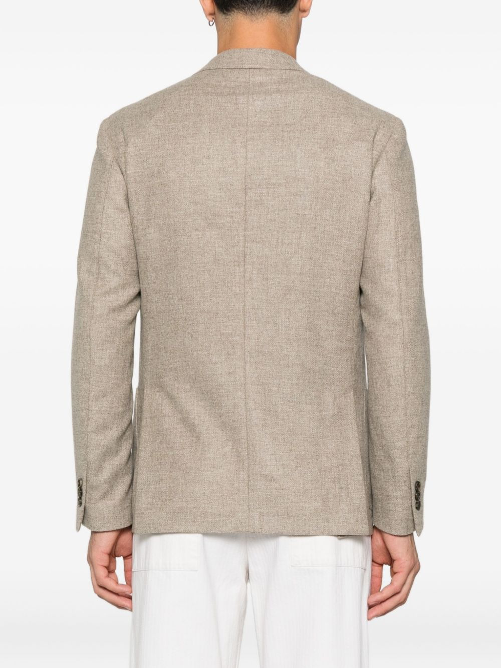 patch-pocket two-button jacket - 4